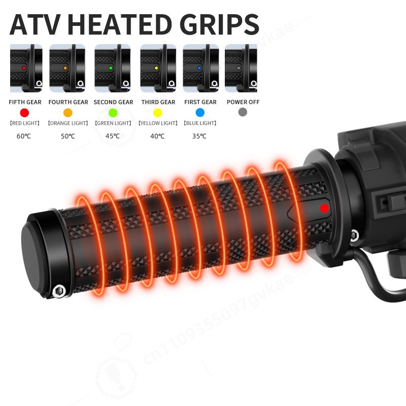 Handlebar Grip Heated - مقابض يد مدفأة A3 ATV من